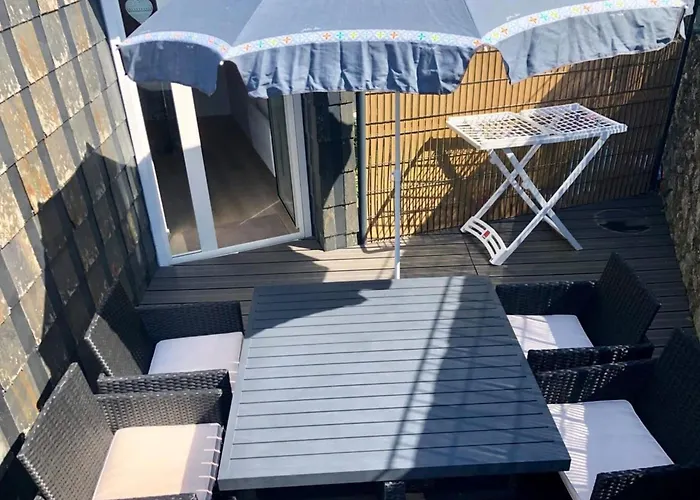 Jolie Maisonnette Cosy Bord De Mer Terrasse